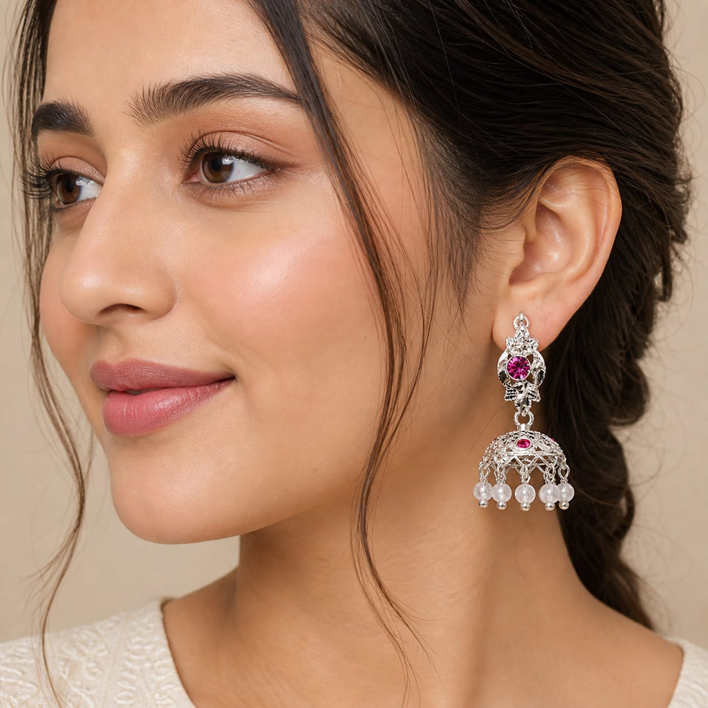 Gulnaar Pearl Jhumka